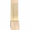 Ekena Millwork Portland Rough Sawn Timber Gable Bracket, Douglas Fir, 36"W x 15"H x 4"D x 4"F, 10/12 Pitch GBW036X15X0404POR00RDF - alternate 5